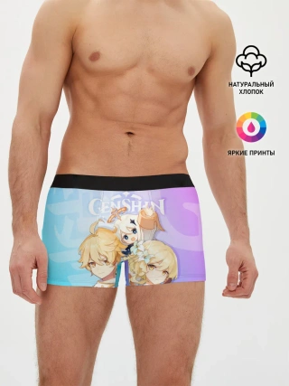 Мужские трусы боксеры / Genshin Impact