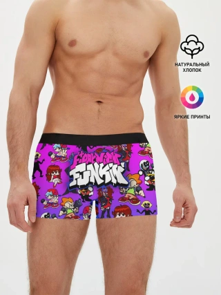 Мужские трусы боксеры / FRIDAY NIGHT FUNKIN / ГЕРОИ