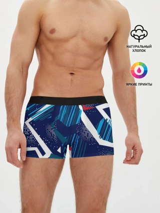 Мужские трусы боксеры / Геометрия