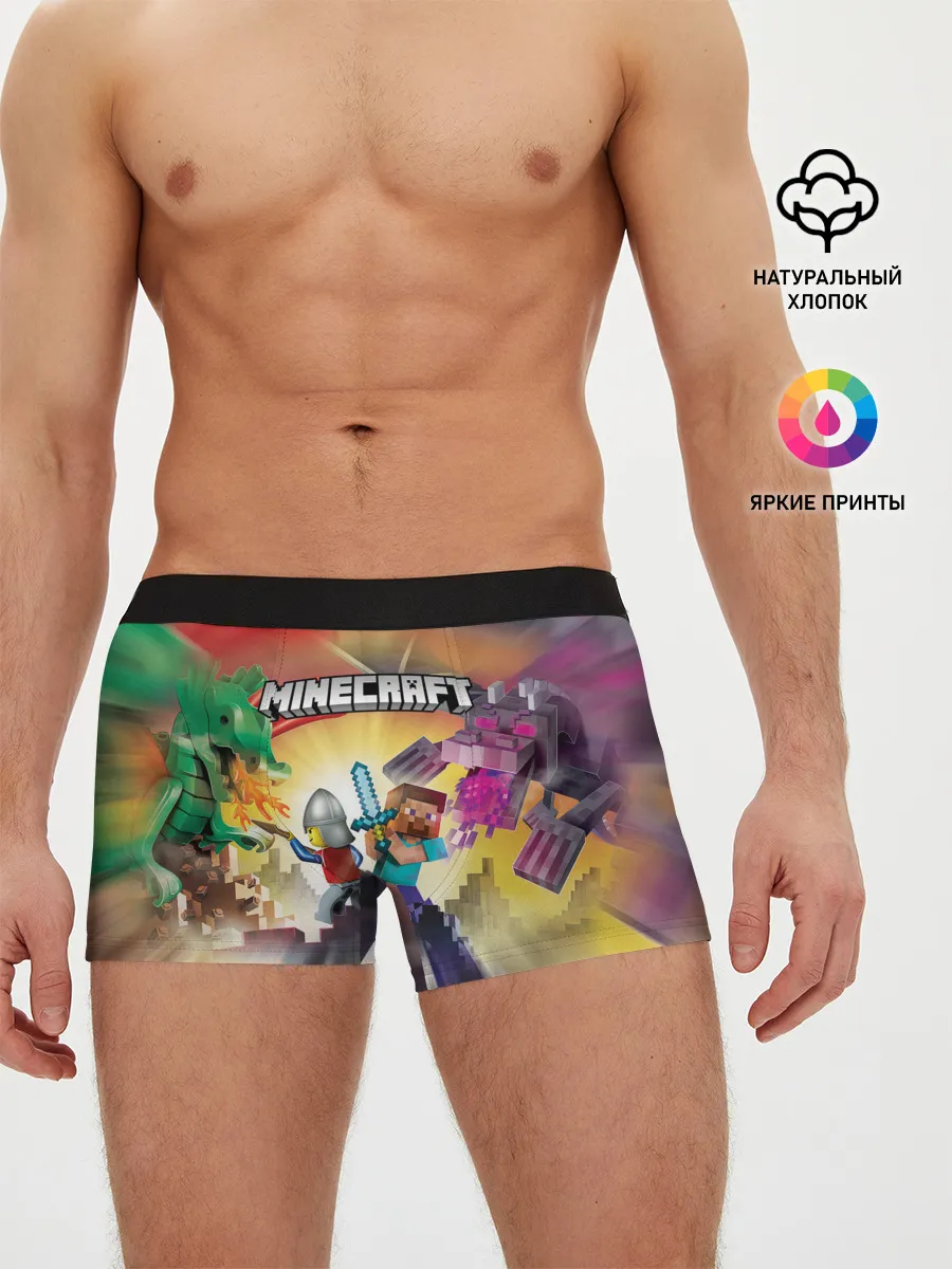 Мужские трусы боксеры / MINECRAFT | МАЙНКРАФТ