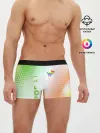 Мужские трусы боксеры / Поп Ит - Динозавр - Абстракция