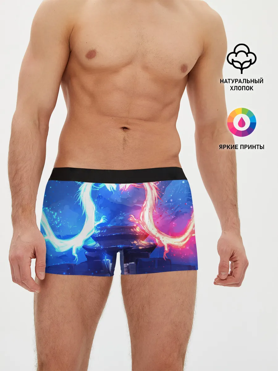 Мужские трусы боксеры / БИТВА ДРАКОНОВ