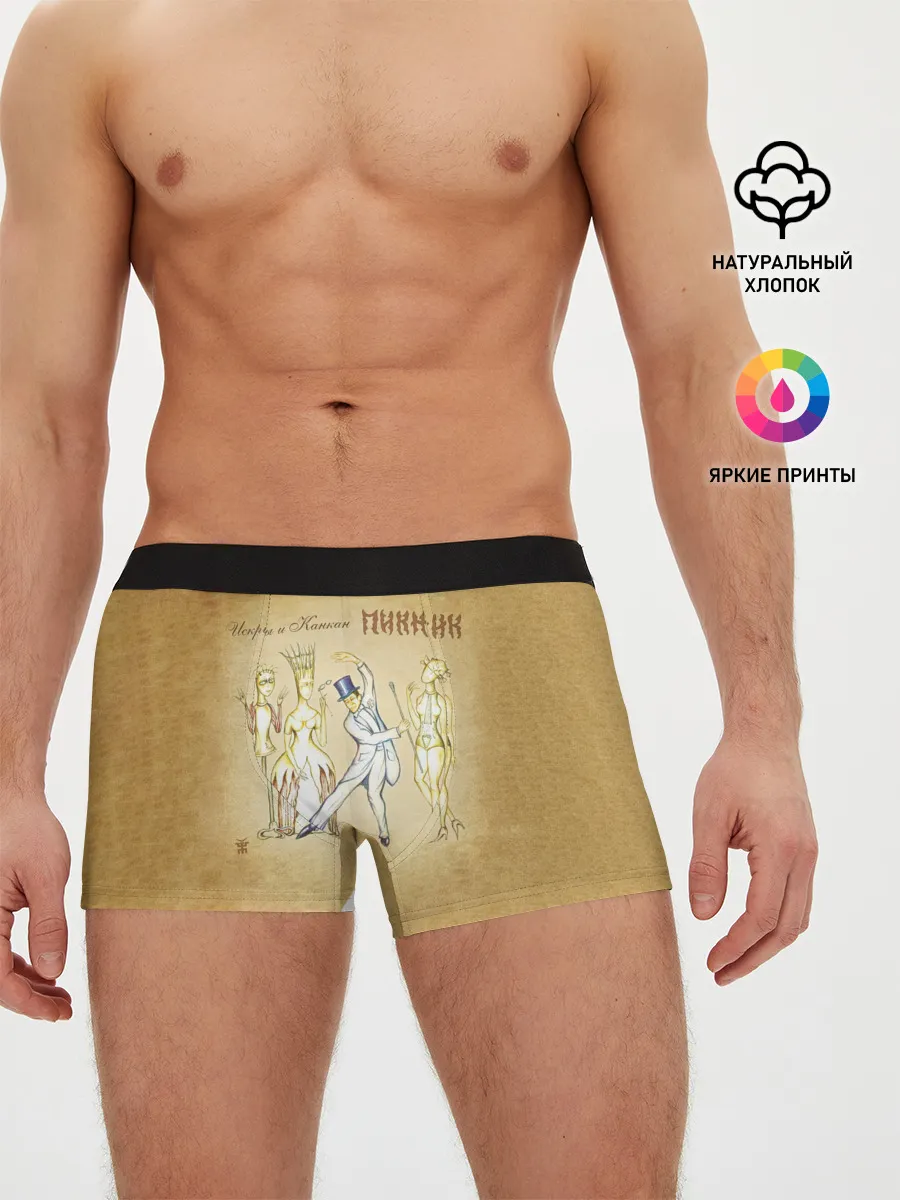 Мужские трусы боксеры / Искры и Канкан Пикник