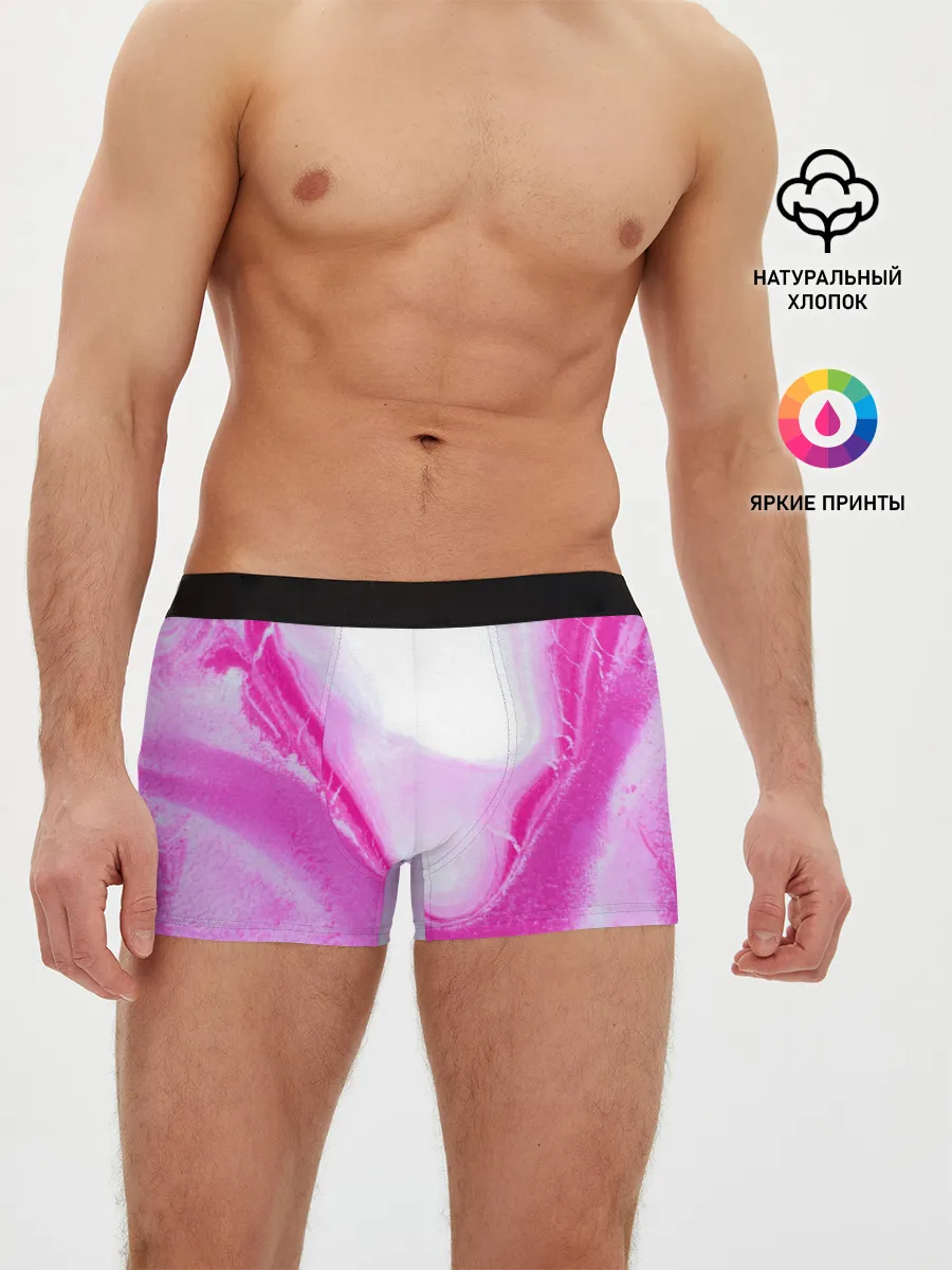 Мужские трусы боксеры / Жидкий пурпур