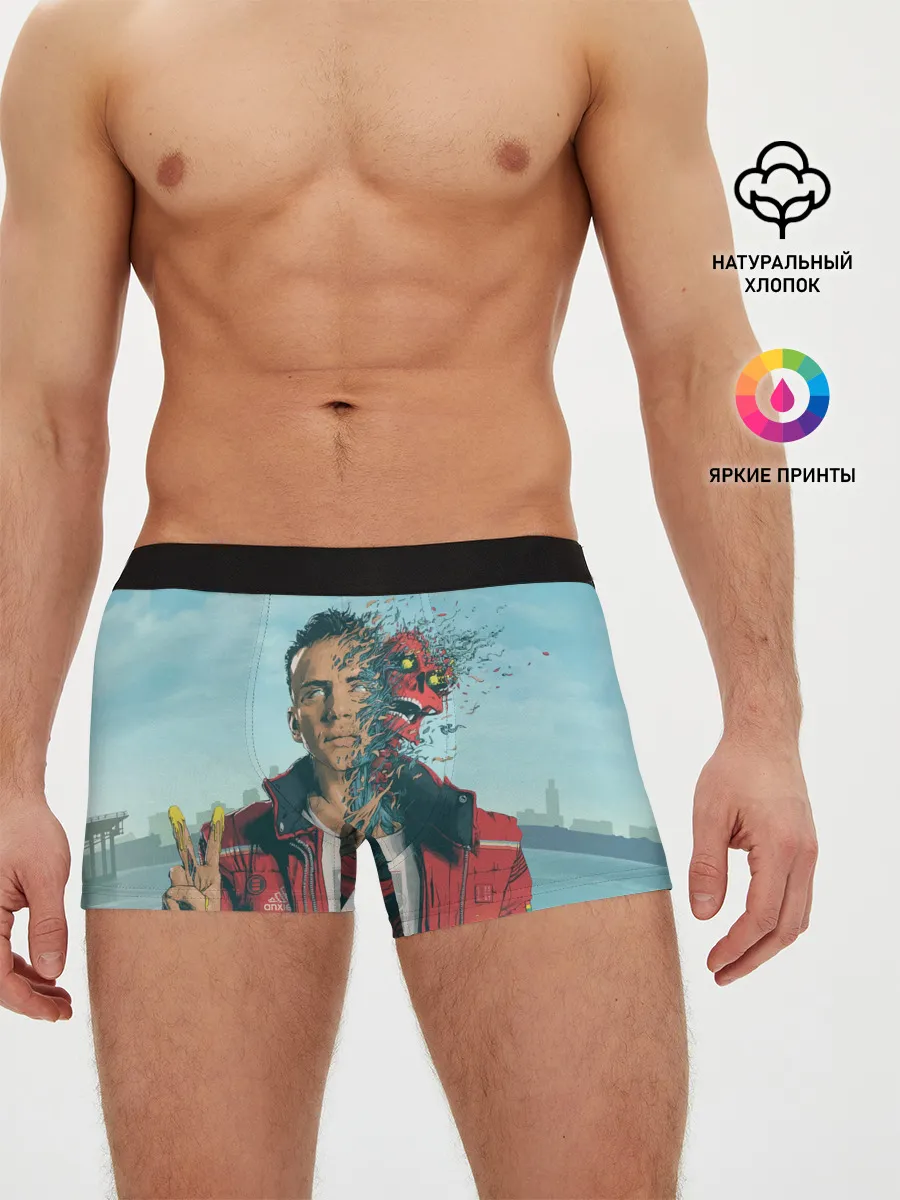 Мужские трусы боксеры / Обложка Logic