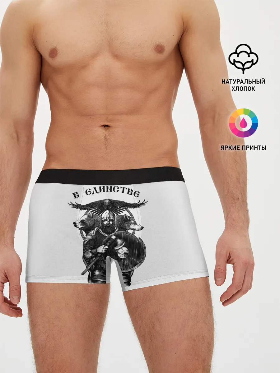 Мужские трусы боксеры / В ЕДИНСТВЕ СИЛА
