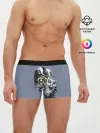 Мужские трусы боксеры / Череп с маской КиШ