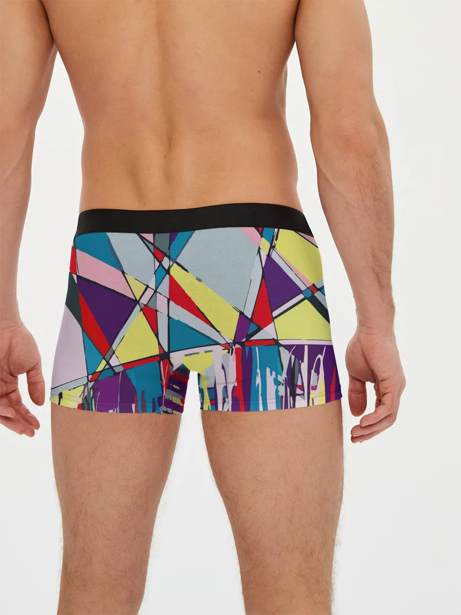 Мужские трусы боксеры / Cubisme