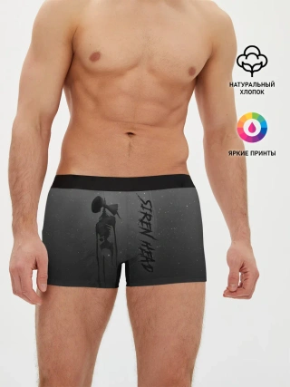 Мужские трусы боксеры / Gray Siren head