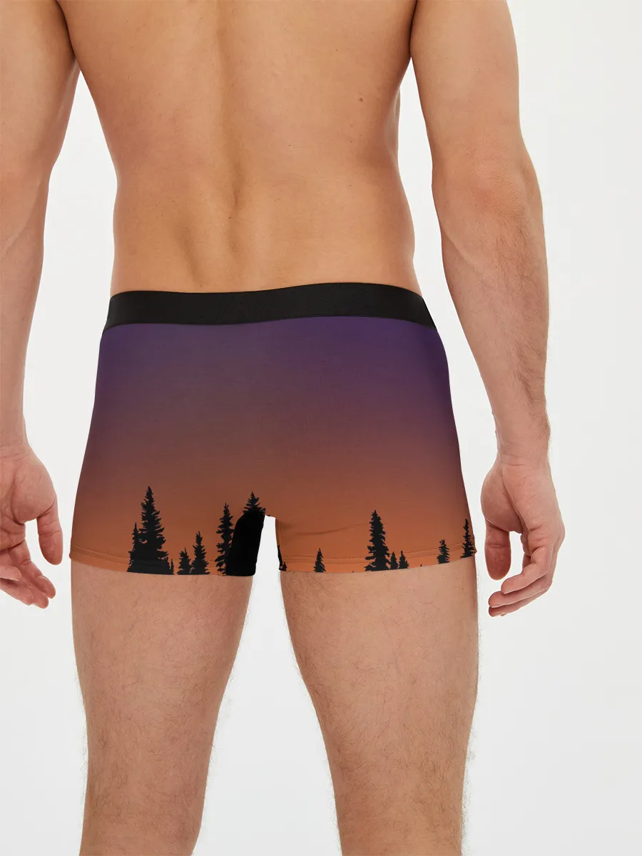 Мужские трусы боксеры / Gradient Forest Siren Head