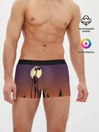 Мужские трусы боксеры / Gradient Forest Siren Head