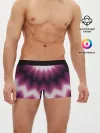 Мужские трусы боксеры / Черно-пурпурный калейдоскоп