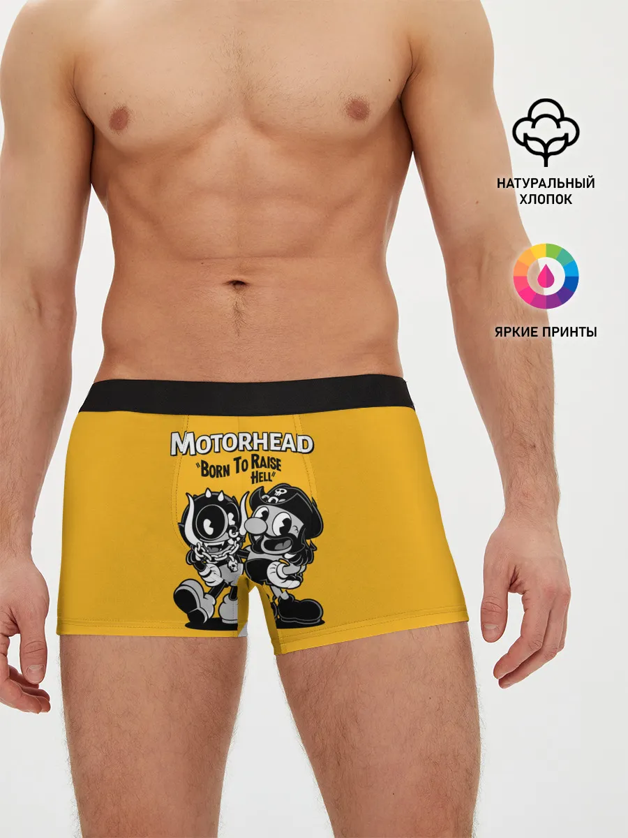 Мужские трусы боксеры / Motorhead x Cuphead