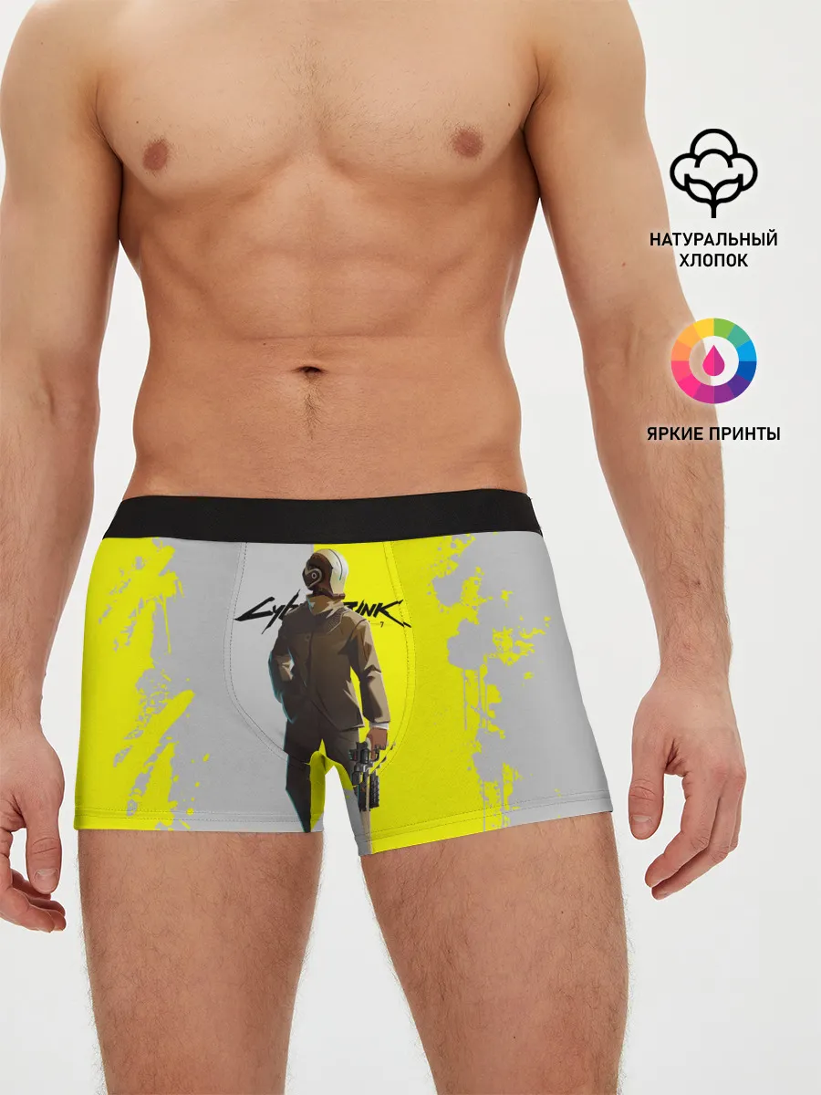 Мужские трусы боксеры / CYBERPUNK 2077 | КИБЕРПАНК