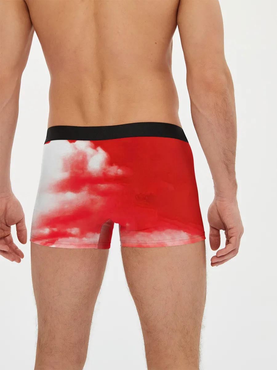 Мужские трусы боксеры / 30 Seconds to Mars красное небо