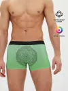 Мужские трусы боксеры / Peacefull green