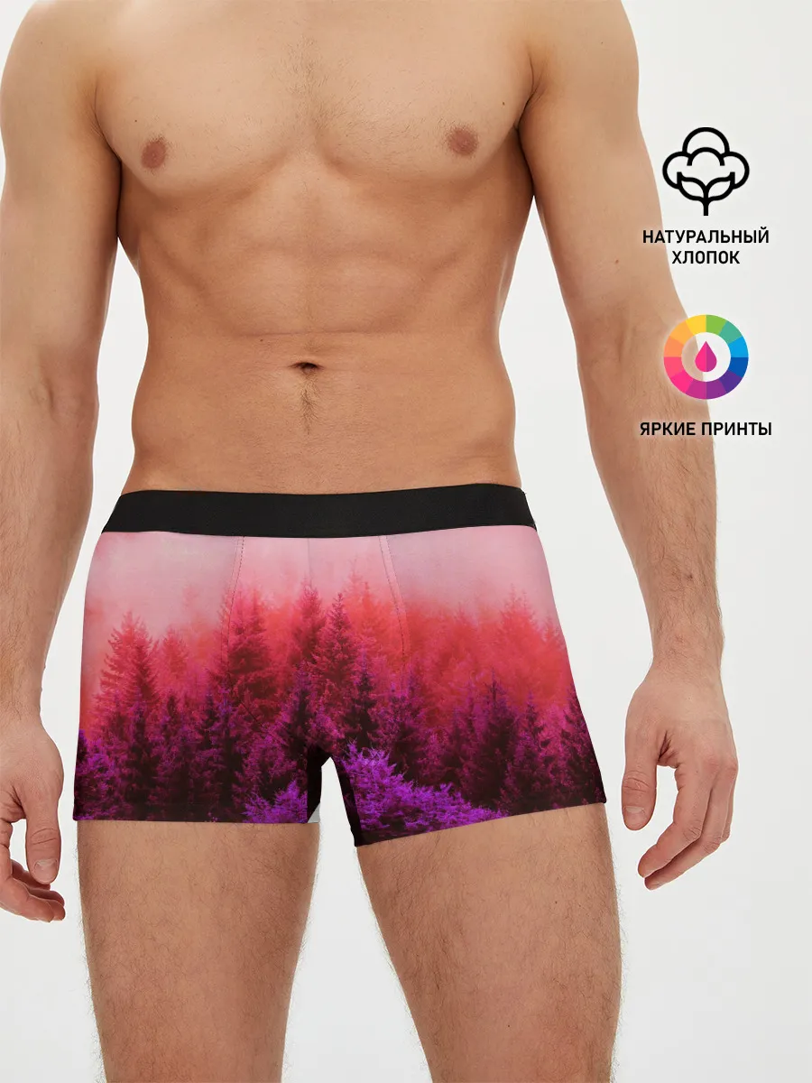 Мужские трусы боксеры / КРАСНАЯ ОСЕНЬ