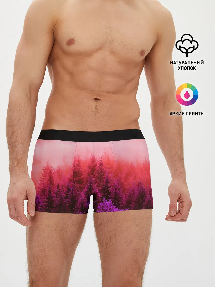 Мужские трусы боксеры / КРАСНАЯ ОСЕНЬ