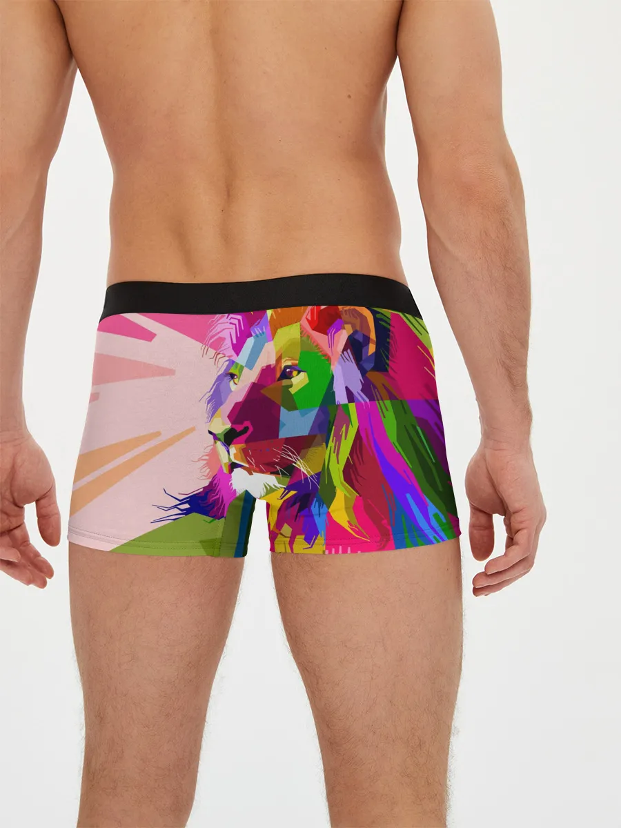 Мужские трусы боксеры / I am the lion king