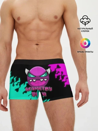 Мужские трусы боксеры / Geometry Dash