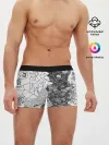 Мужские трусы боксеры / Структурная мозайка