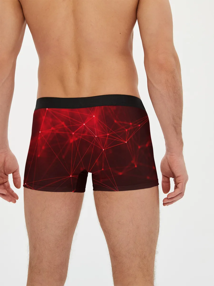 Мужские трусы боксеры / Собака в стиле KISS