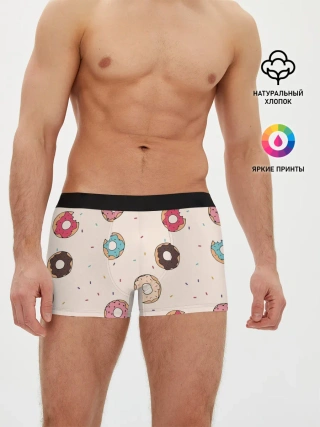 Мужские трусы боксеры / Кусанные пончики
