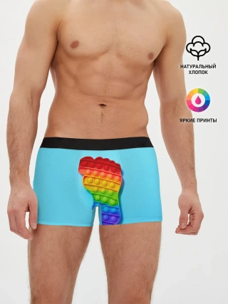 Мужские трусы боксеры / ПОП ИТ СЛЕД НОГИ