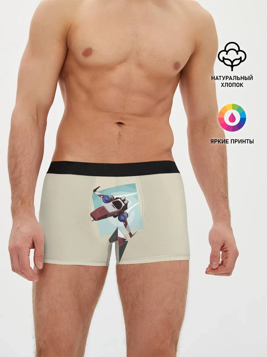 Мужские трусы боксеры / Космический путешественник