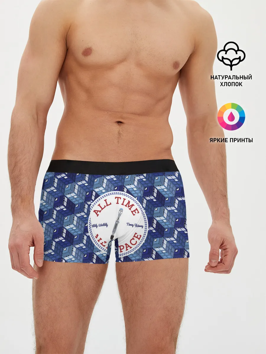 Мужские трусы боксеры / Doctor Who Pattern