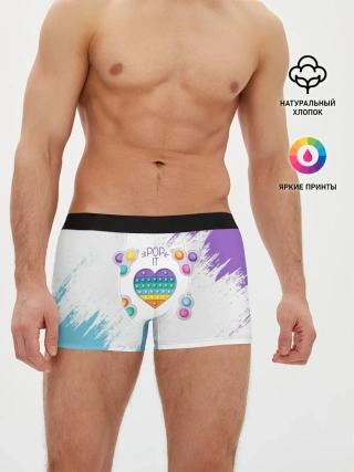 Мужские трусы боксеры / POP IT HEART