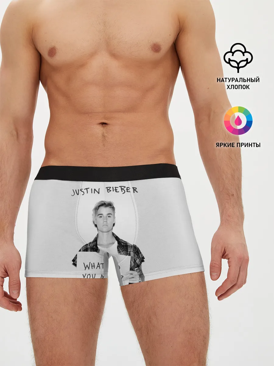 Мужские трусы боксеры / JUSTIN BIEBER