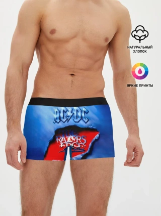 Мужские трусы боксеры / AC/DC - The Razor’s Edge