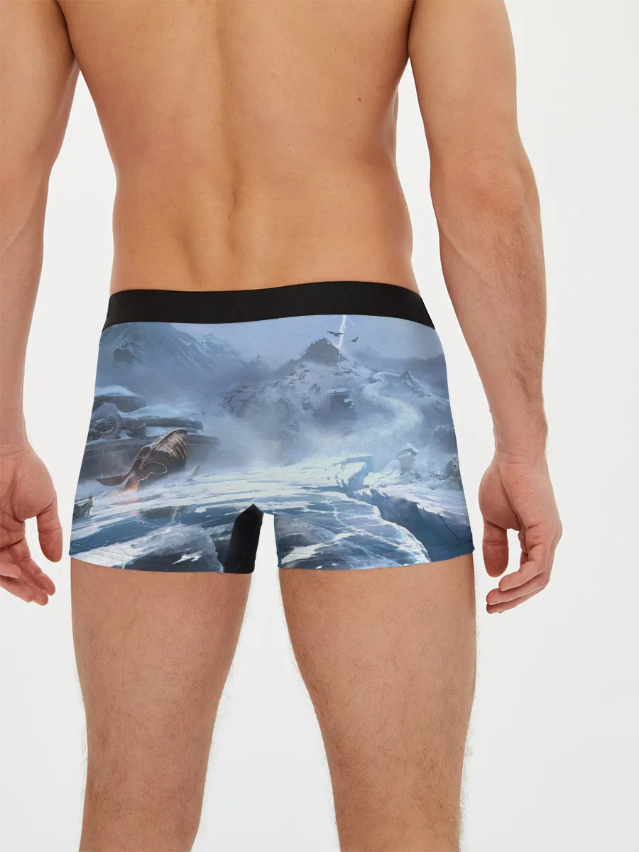 Мужские трусы боксеры / Кратос и Атрей Рагнарек