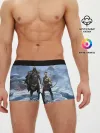 Мужские трусы боксеры / Кратос и Атрей Рагнарек