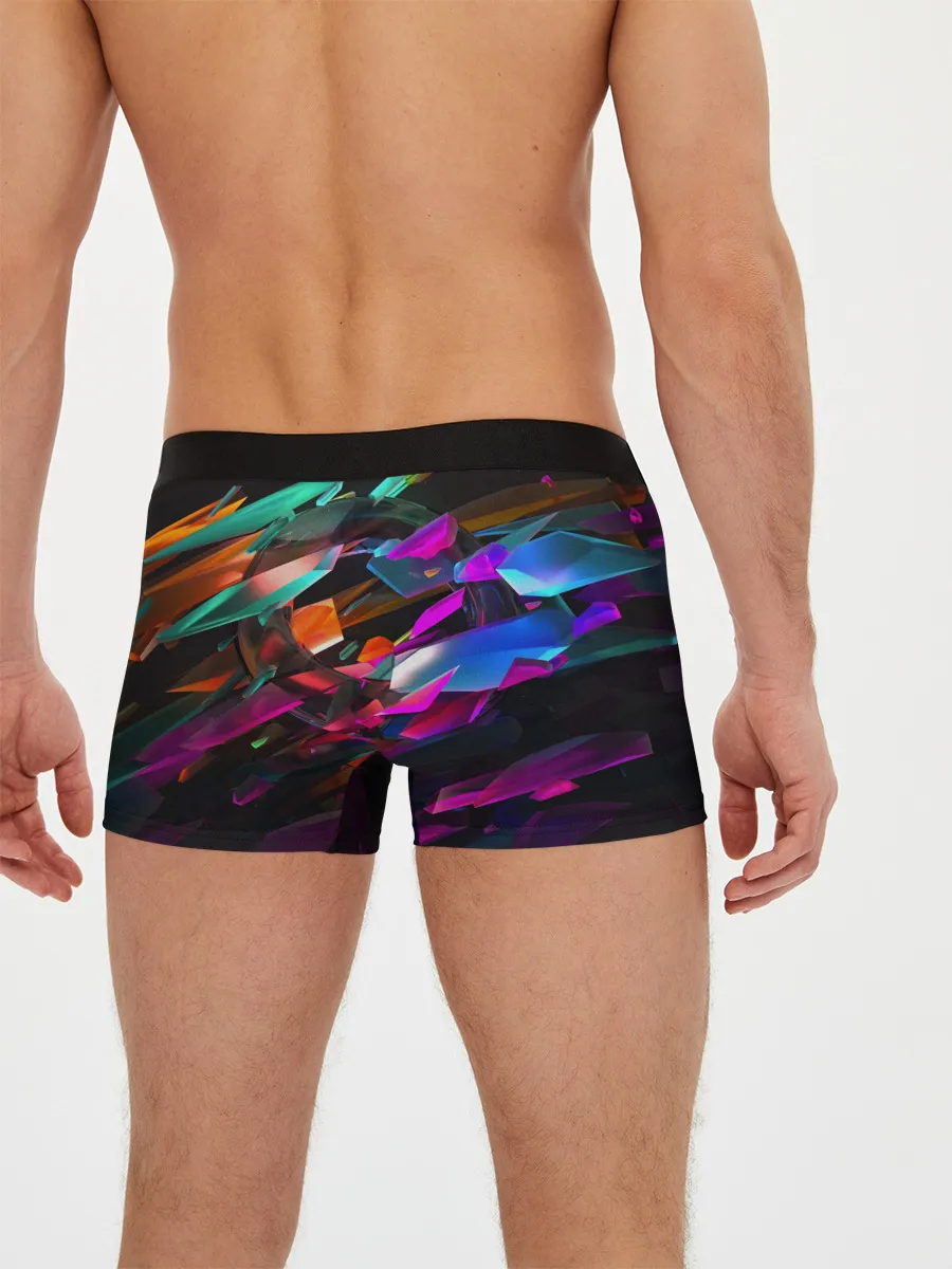 Мужские трусы боксеры / Стеклянный лед
