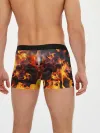 Мужские трусы боксеры / FIRE GEARS OF WAR | ПОСТЕР В ОГНЕ