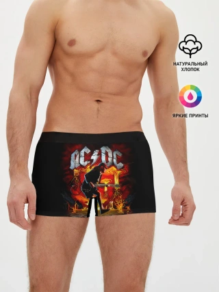 Мужские трусы боксеры / AC/DC HELLS BELLS