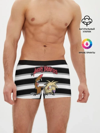 Мужские трусы боксеры / Крутые Бобры