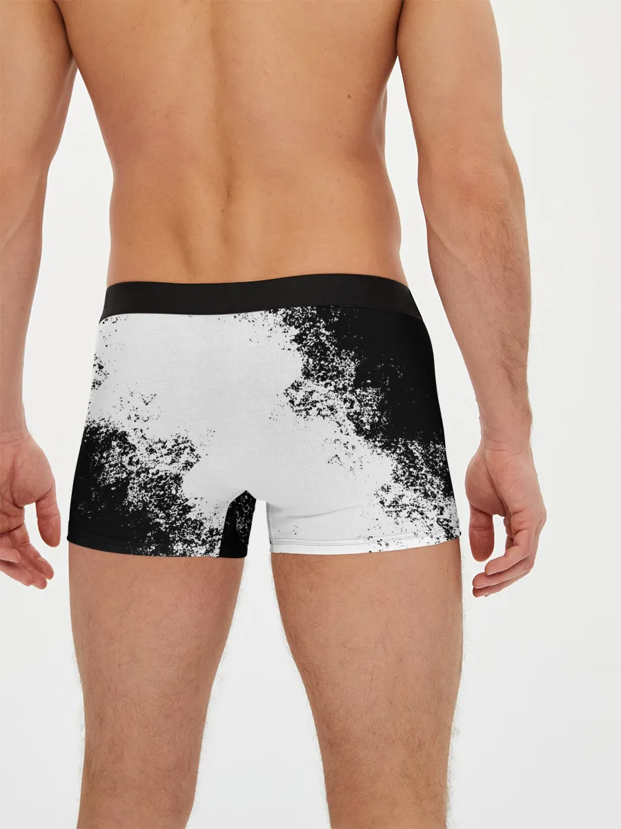 Мужские трусы боксеры / BMW | БМВ РАЗРЕЗАННОЕ ЛОГО