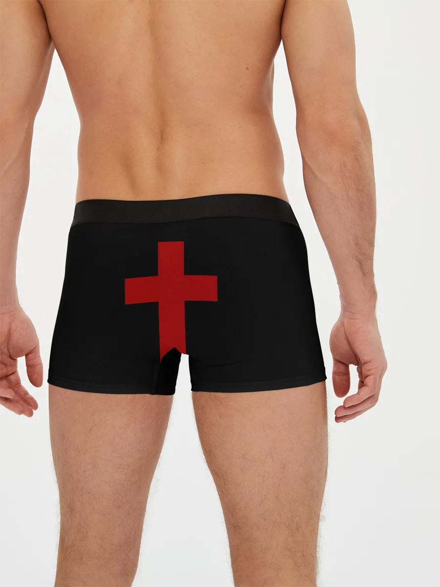 Мужские трусы боксеры / Красный Крест
