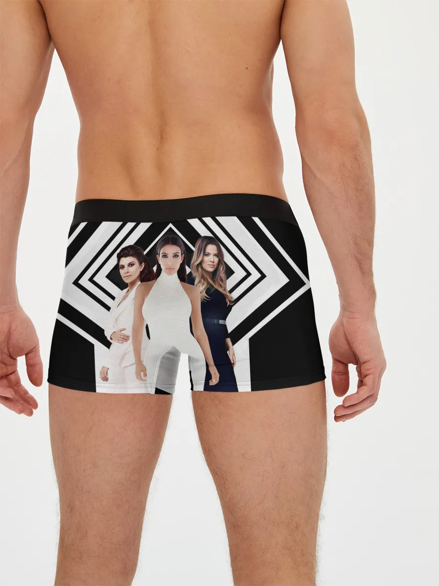 Мужские трусы боксеры / Сестры Кардашьян