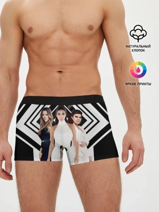 Мужские трусы боксеры / Сестры Кардашьян