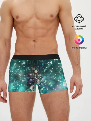 Мужские трусы боксеры / Сяо | Геншин Импакт