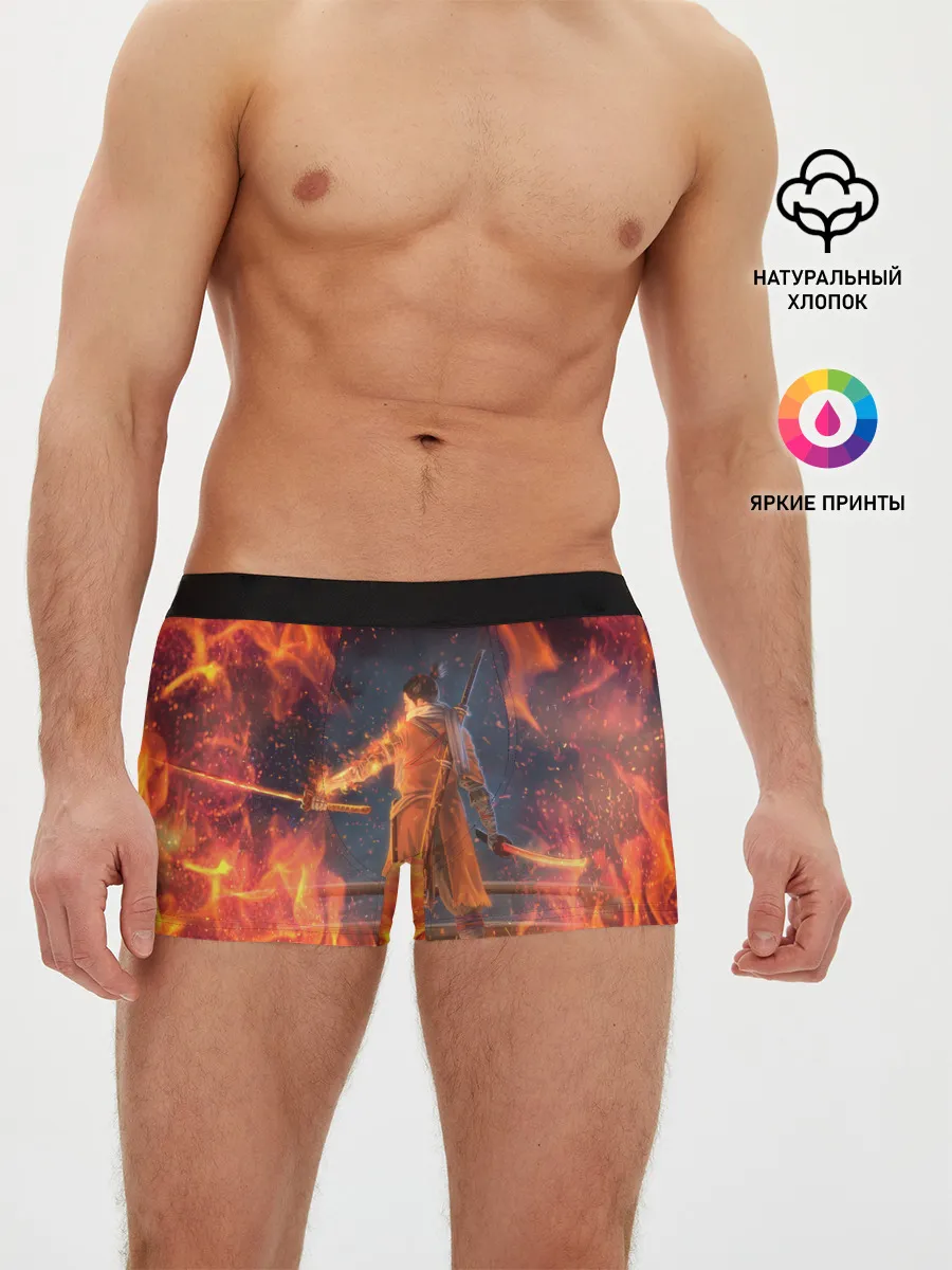 Мужские трусы боксеры / Warrior | Sekiro shadows die twice