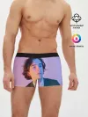 Мужские трусы боксеры / Timothee Chalamet розовый градиент