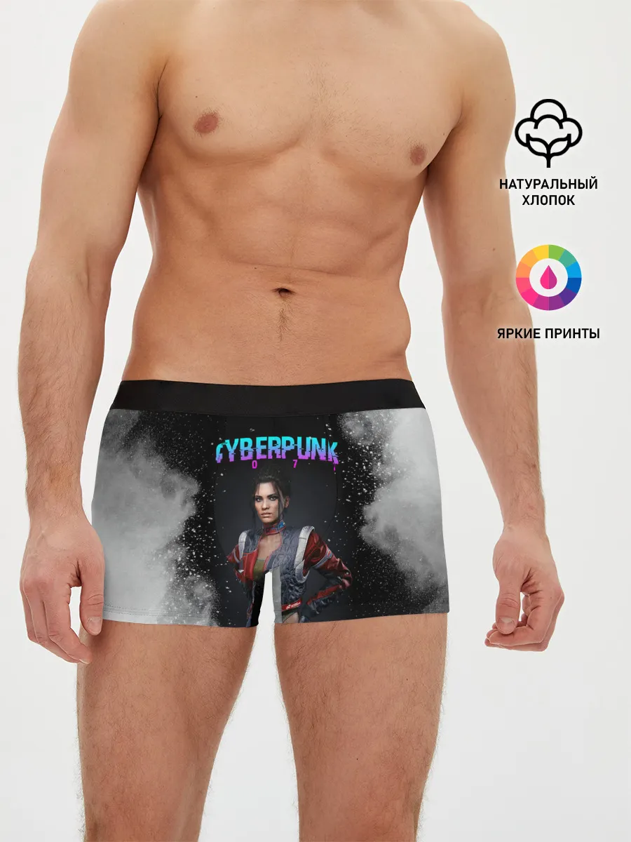 Мужские трусы боксеры / Панам Палмер | КИБЕРПАНК 2077