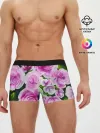 Мужские трусы боксеры / Цветы Розовые Розы красками