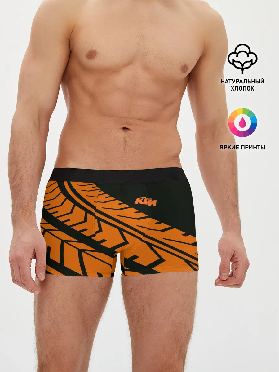 Мужские трусы боксеры / ORANGE KTM | КТМ