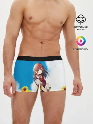 Мужские трусы боксеры / Саю и Подсолнухи